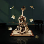 3D Mechanisches Holzpuzzle Cello – Magisches Spielzeug