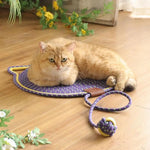 2-in-1 Kratzteppich und Spielmatte für Katzen