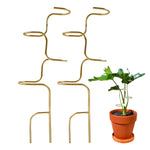 Stable Plant Support with Leaf Motif | 32 cm