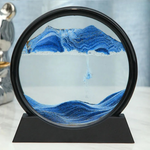Rundes Sandbild mit faszinierenden 3D-Effekten