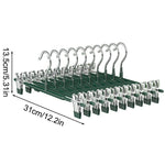 Stylish Stainless Steel Hanger with Flexible Clips