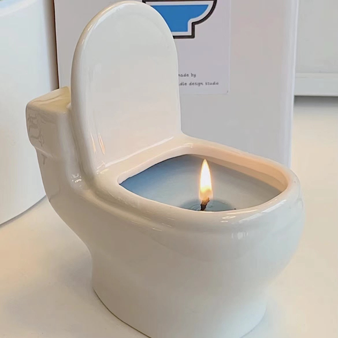 Kreative Lustige Aromatherapie Kerze für die Toilette