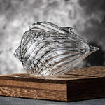 Elegantes Muschelglas-Set – 2-teiliges Küstendesign