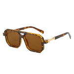 Luxuriöse Sonnenbrille in lebendigen Farben
