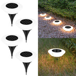 Solare Erdlichter mit 14 LEDs und 360° Beleuchtung – 4er Set