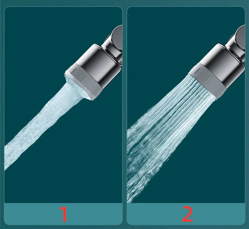 FlexiSpritz - Rotatable Faucet Extender for Optimal Control