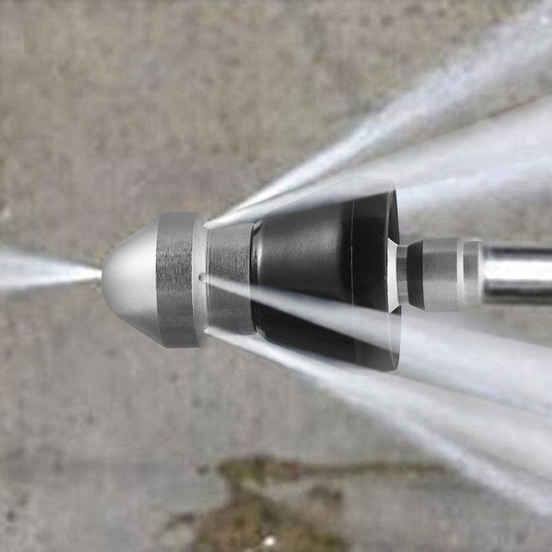 Hochdruck-Rohrreinigungsdüse – Edelstahl Spritzgerät für effizientes Rohrfreimachen