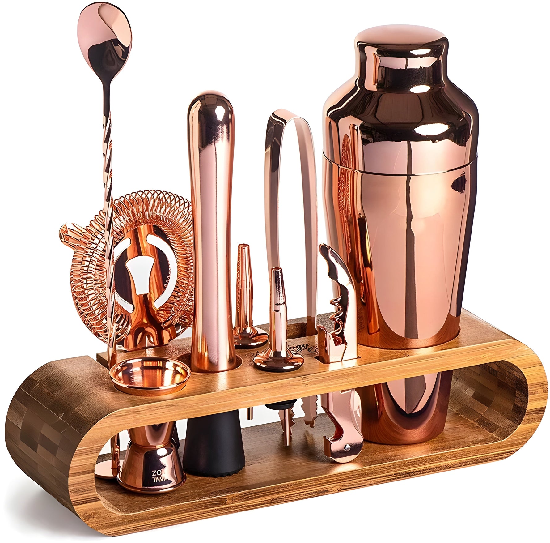Elegantes Cocktail-Mixset aus Edelstahl – 10-teiliges Set für kreative Drinks