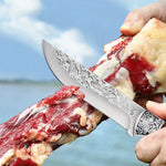 Küchenprofi | Robustes Kochmesser aus Edelstahl – Vielseitiger Helfer für Fleisch, Obst, BBQ und Filetieren