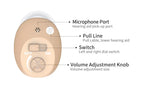 Discreet Digital Hearing Aid for Clear Hearing and Joie de Vivre
