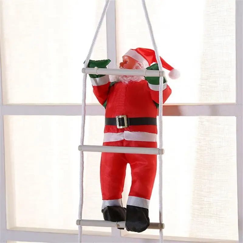 Hängende Weihnachtsdeko – Kletternder Santa Claus Figur für Fenster