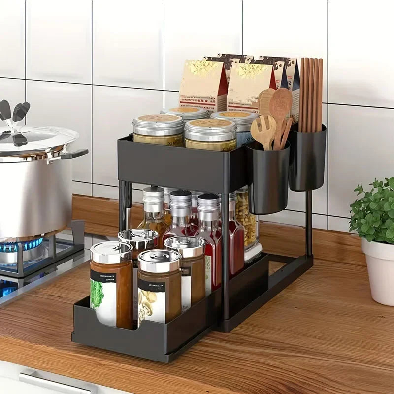 Kitchen organization made easy – Flexible shelf for your kitchen