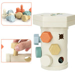 Spielset mit Schrauben im Montessori-Stil
