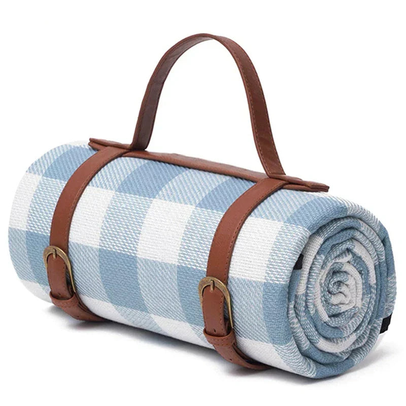 Kompakte Picknickdecke – Blau