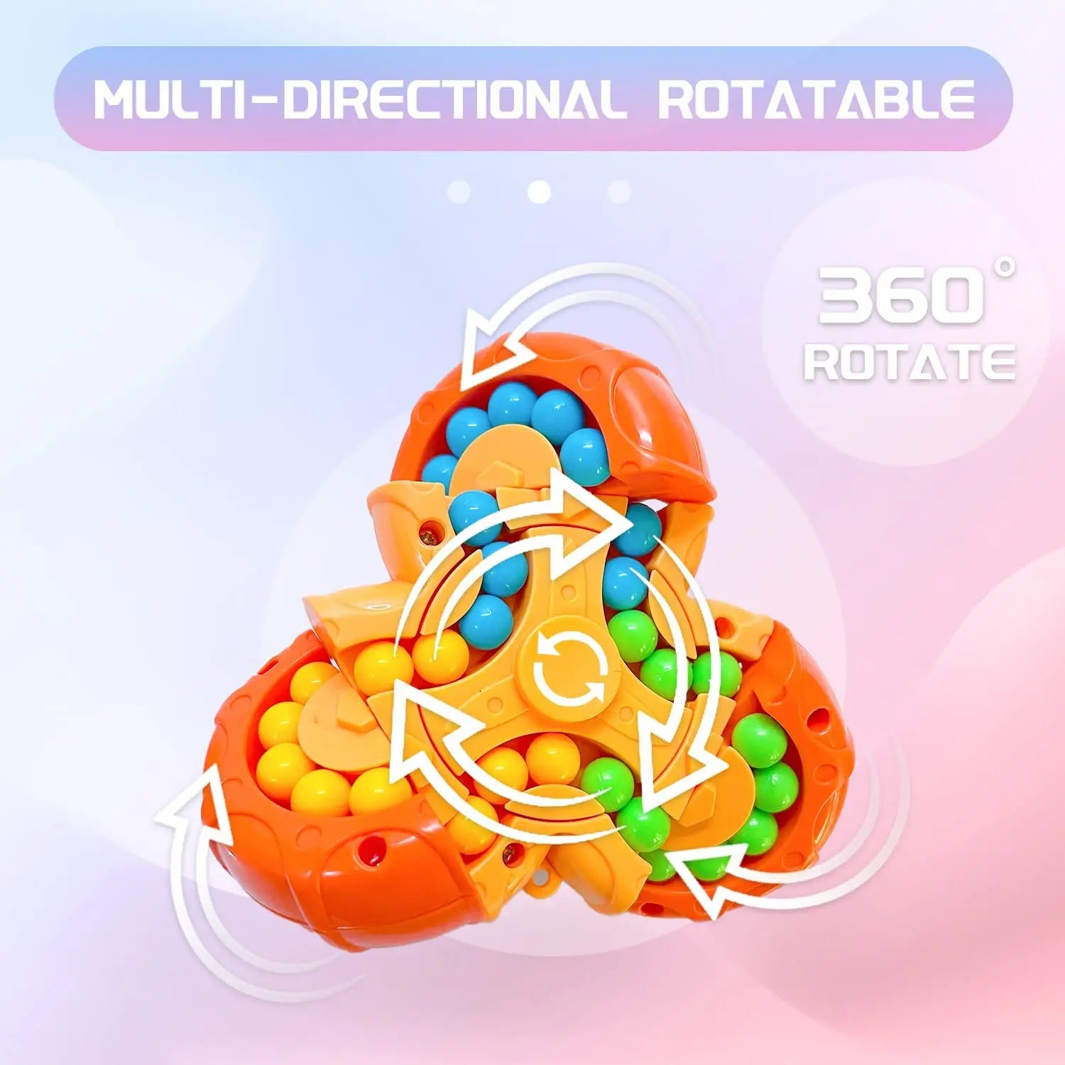 Drehbarer Fidget Spinner mit 360° Bewegung