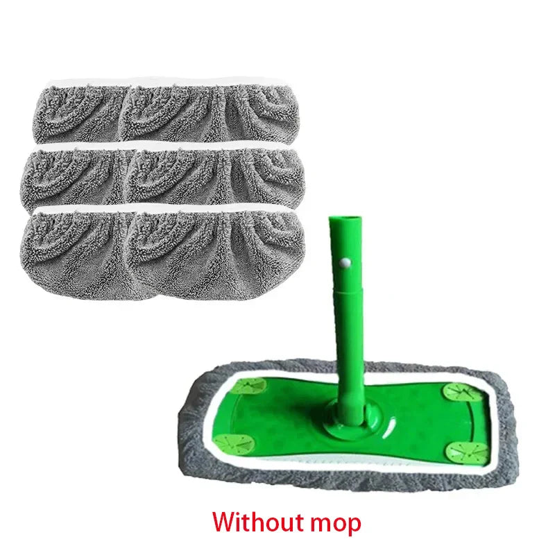 Wiederverwendbare Mikrofaser-Mopp-Pads – 6er Set für gründliche Reinigung