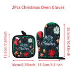 Festive Oven Mitts for the Christmas Season | MaxHeat Duo