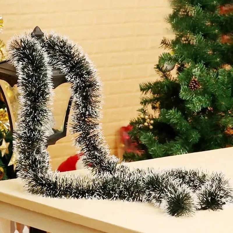 Weihnachtsdekoration Girlande – Künstliche Tannen-Girlande für Innen und Außen