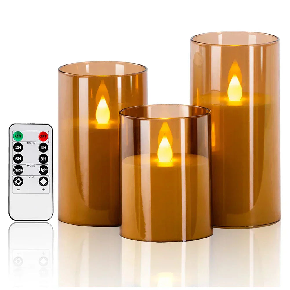 Elegantes LED Kerzen Set für eine entspannende Atmosphäre