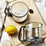 Kuchenprofi Flour Sifter | One-Handed Operation & Precision Sieve | 250ml