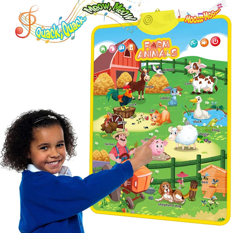Englisch Lernspielzeug für Kinder – Interaktives Soundboard