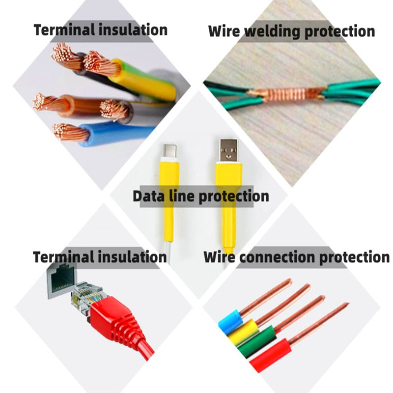 530-teiliges Buntes Kabel-Organisationsset für DIY-Reparaturen