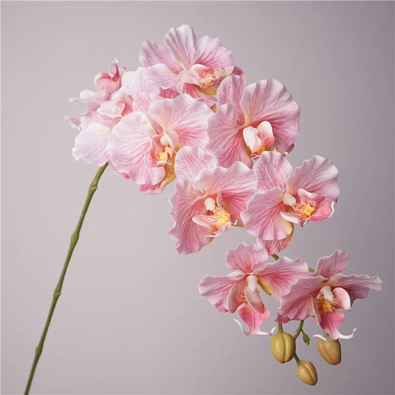 Künstliche Phalaenopsis-Orchidee mit 9 Blütenköpfen