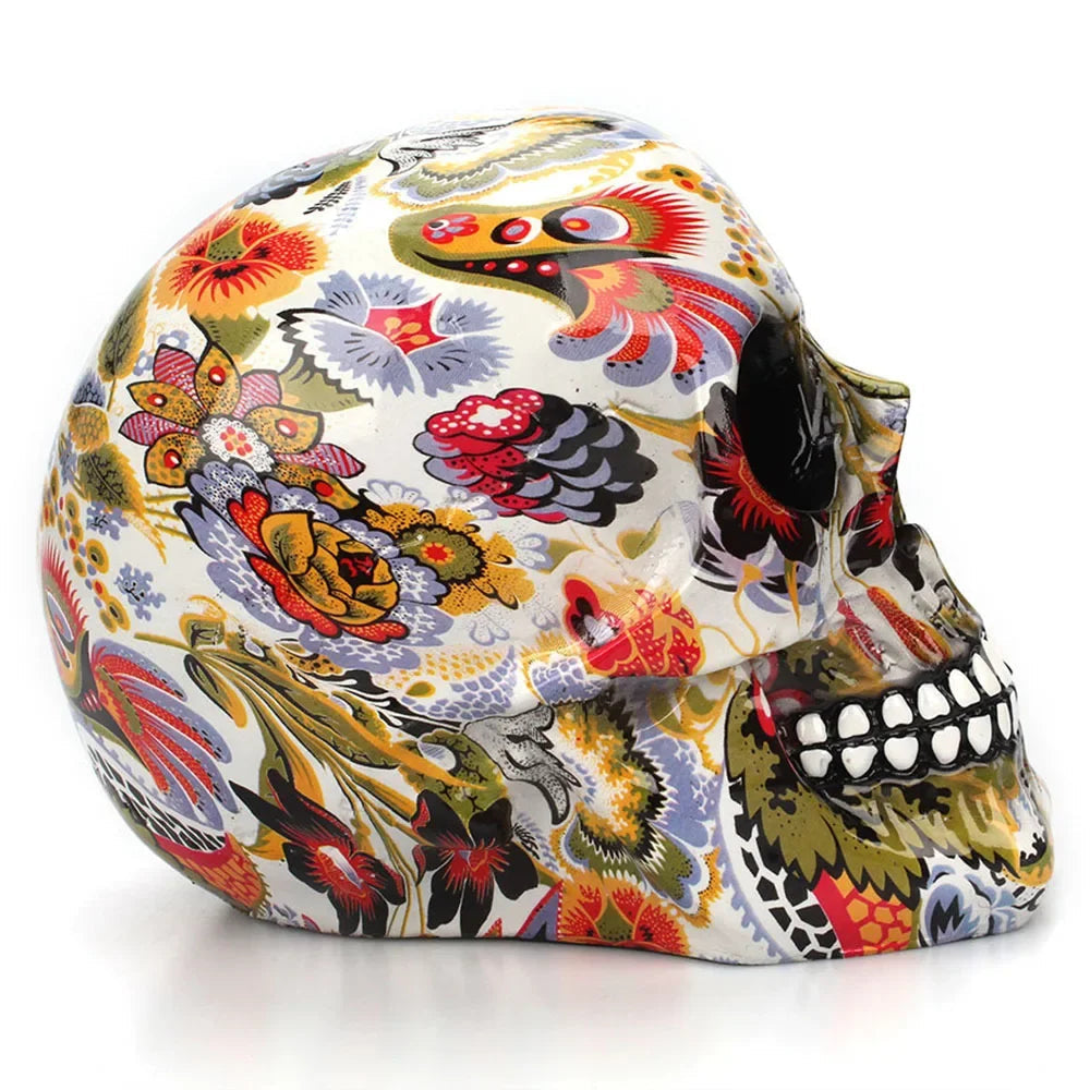 Kunstvolles Totenschädel-Dekor mit Mexikanischem Design