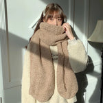 Eleganter und warmer Damenwickelschal für den Winter