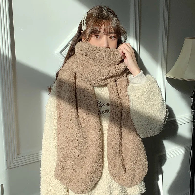 Eleganter und warmer Damenwickelschal für den Winter