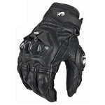 Hochwertige Motorradhandschuhe aus Leder - Paar