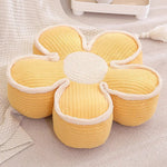 Pastellfarbener, weicher Blumen-Kissenbezug