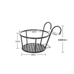 Praktische Blumentopf-Halterungen für den Balkon – 3er Set