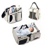 Faltbares Reisebett für Babys mit praktischen Stauraumtaschen