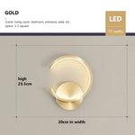 Elegant C-Design LED Wall Light | Minimalist Lighting for Your Home