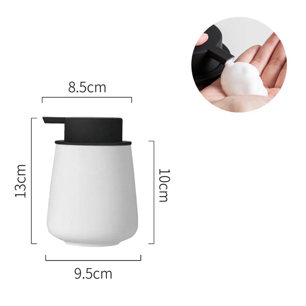 Seifenspender aus Keramik, 300 ml – für Seife, Shampoo, Conditioner oder Lotion