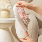 Wohlfühlschuhe mit Dickem Weichen Fußbett – Warm & Rutschfest