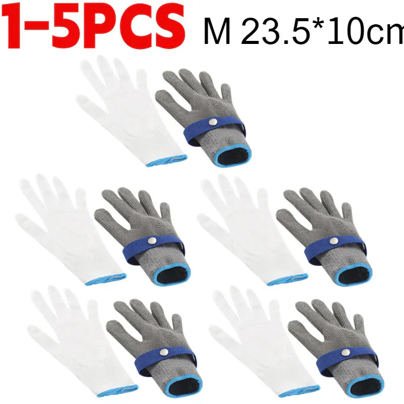 Cut-Resistant Stainless Steel Gloves – Optimal Hand Protection