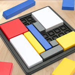 Geometrisches Puzzle-Spiel mit kreativen Blockformen