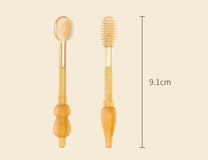 Silikon Zahnbürsten für Babys – Praktisches Set mit Reisebox