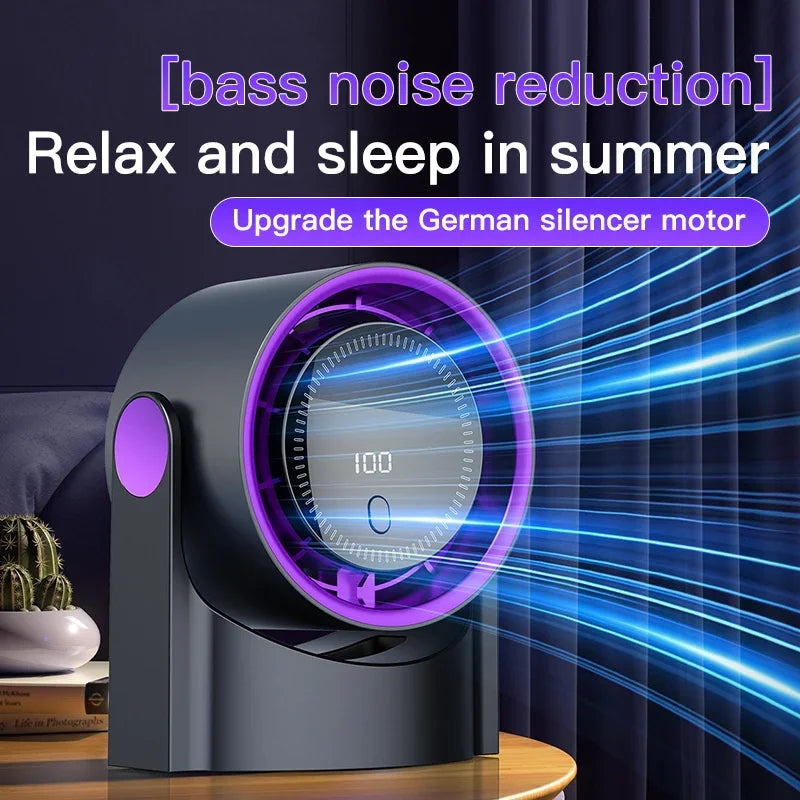 Refreshing Comfort: Portable USB Fan with 100 Speed Modes