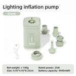 Akku-Luftpumpe mit 2-in-1 Funktion für vielseitigen Einsatz