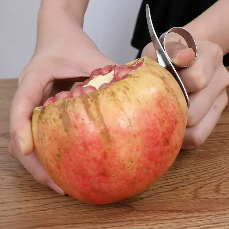FruchtSchäler Pro | Edelstahl Fingerring Obstschäler