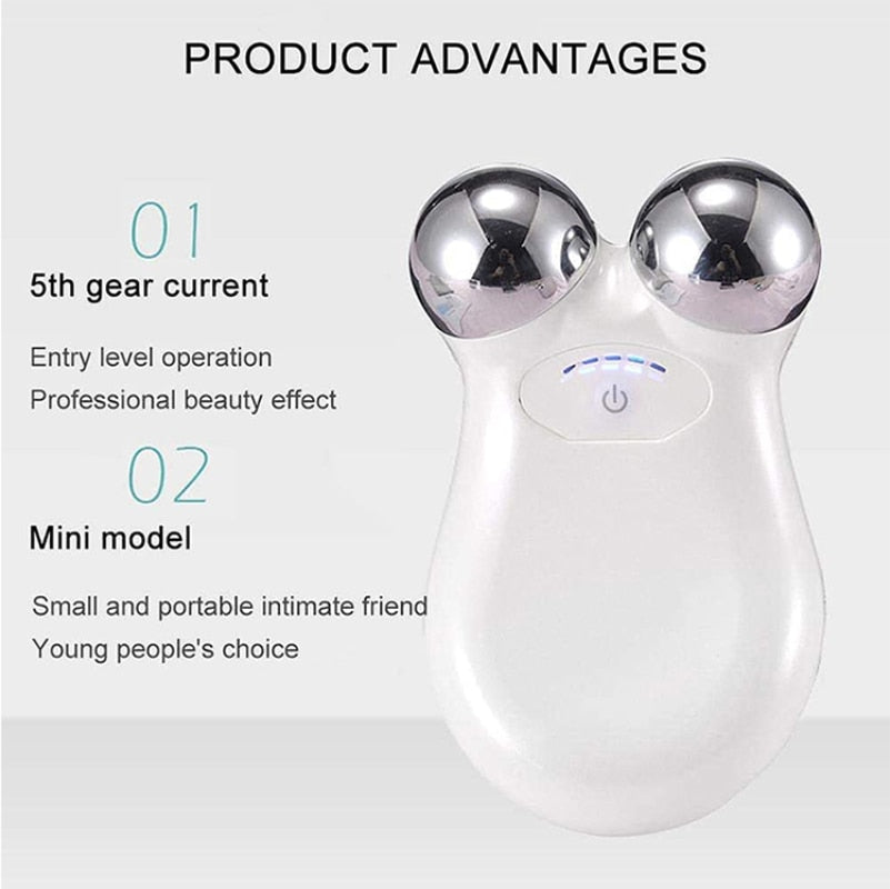 Microcurrent Facelift Massager for Radiant Skin