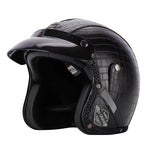 Retro Motorradhelm – Urban Cruiser – (Offenes Gesicht 3/4)