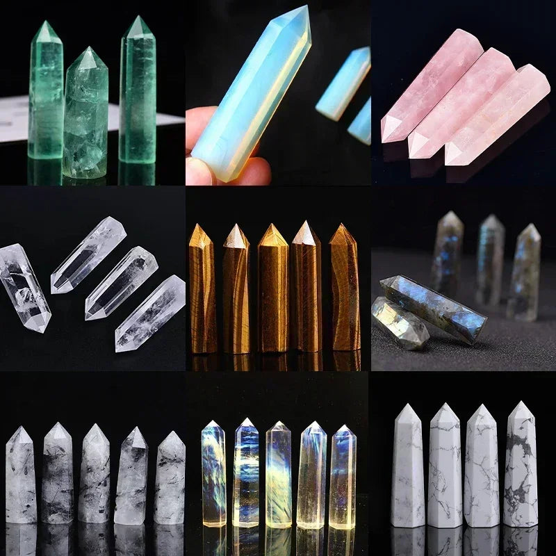 Crystal Clear Natural Quartz Obelisk | Spiritual Energy for Your Home