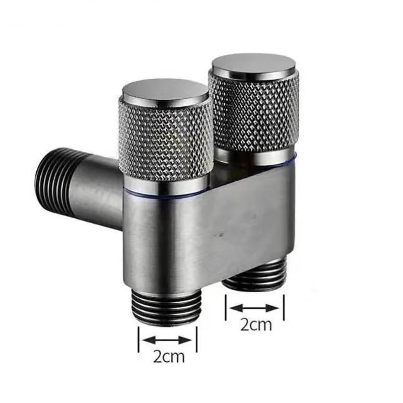 2-in-1 Wandarmatur für Toilette und Waschmaschine – Dual Flow Pro