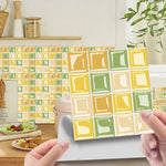 3D Wandfliesenaufkleber im Mosaikdesign