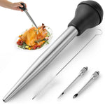FlavorDirect - Marinade Injector with Double Needle Set made of Stainless Steel