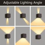 Energiesparendes LED-Wandlicht für den Außenbereich